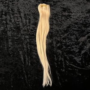 Blonde hair extensions, real human hair, never used 20”